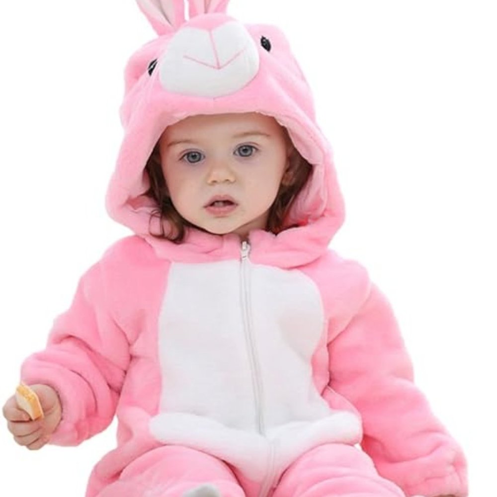 Rabbit Costume for Infant - Cozy and Adorable Winter Outfit for Baby - Picture 4 of 5